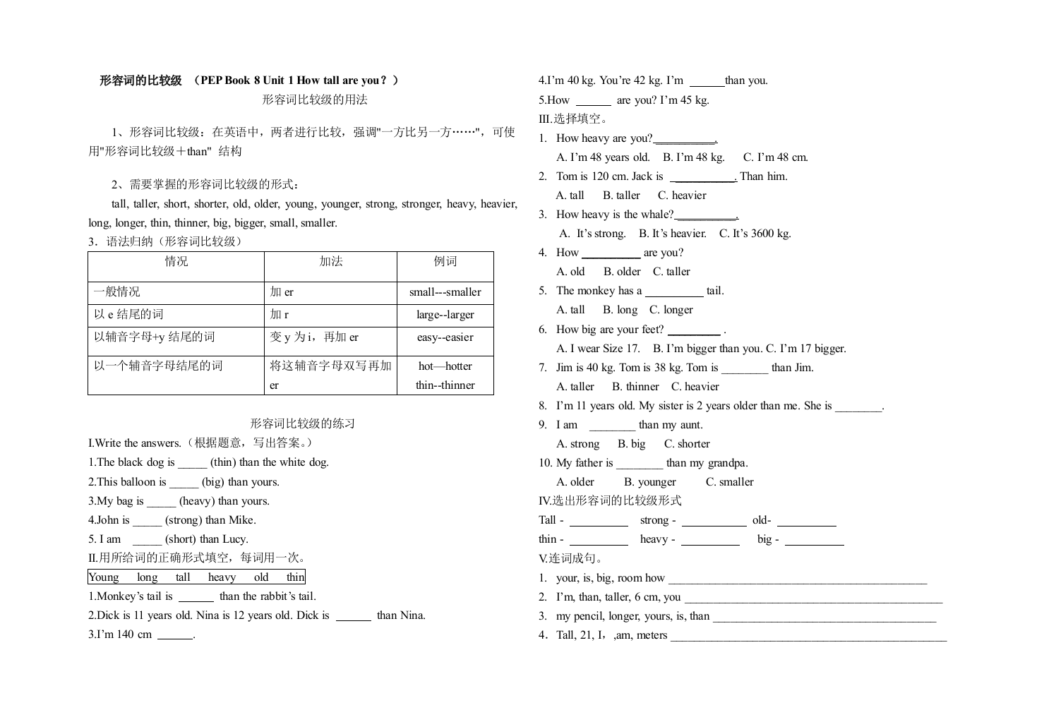 【小学中学教育精选】2009年小学英语毕业班复习资料