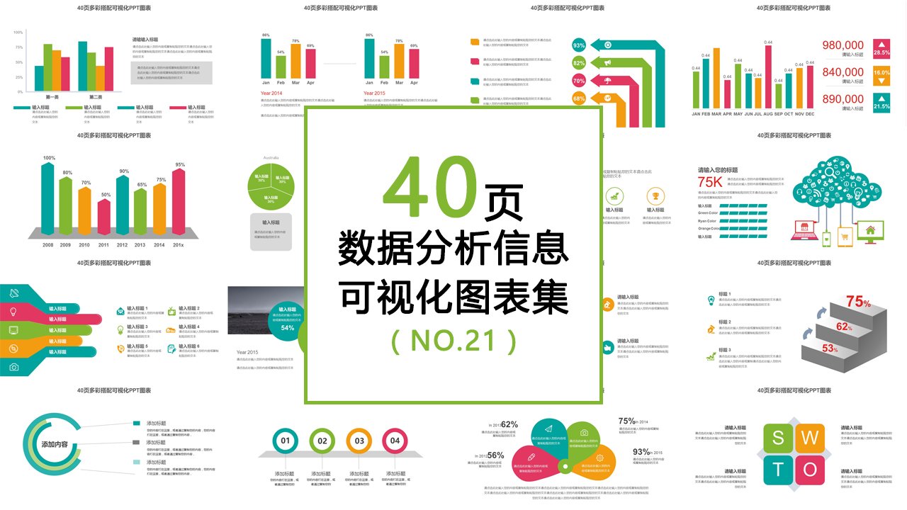 ppt常用数据分析图表全课件