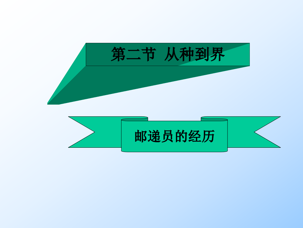 邮递员的经历从种到界中国海淀区某中学宇宙地球中国北京初