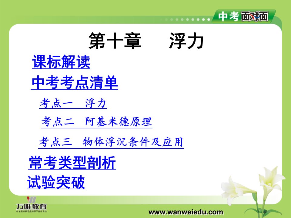 中考总复习物理浮力市公开课一等奖省名师优质课赛课一等奖课件