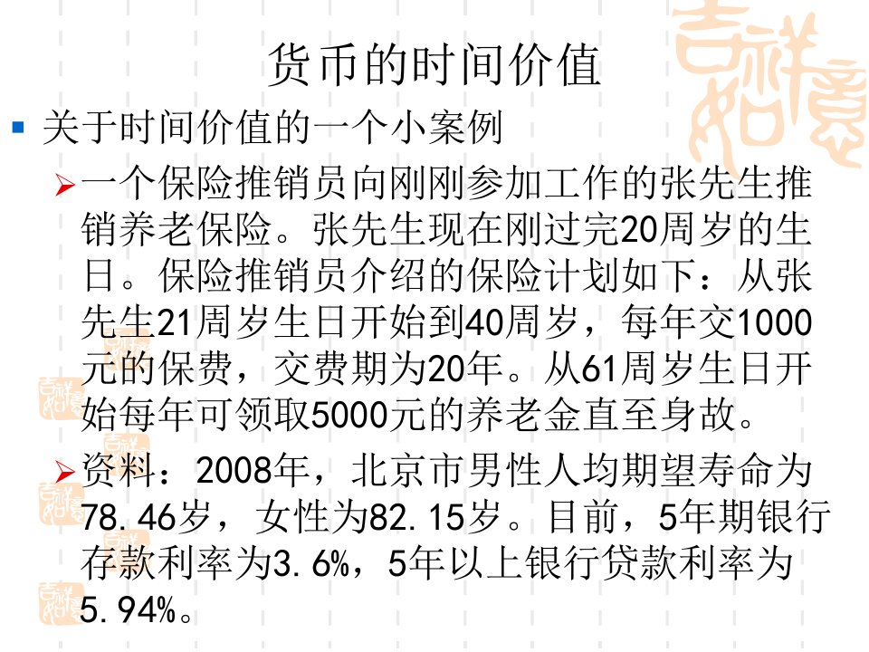 家庭理财货币时间价值章节件