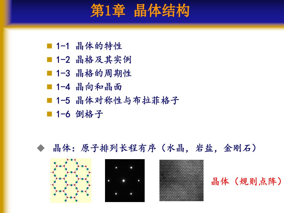 《固体物理基础教学课件》第2-3讲