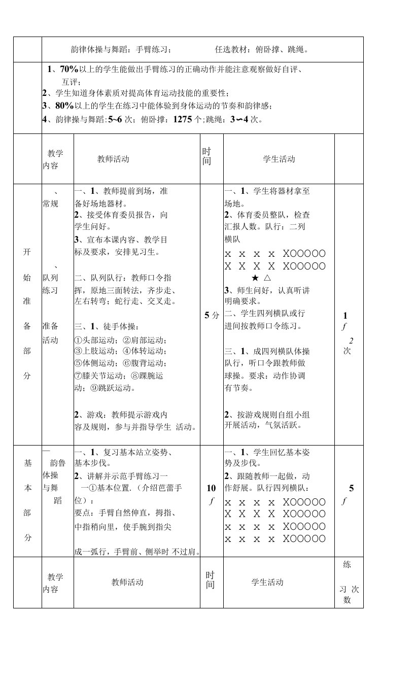 初中体育与健康第章