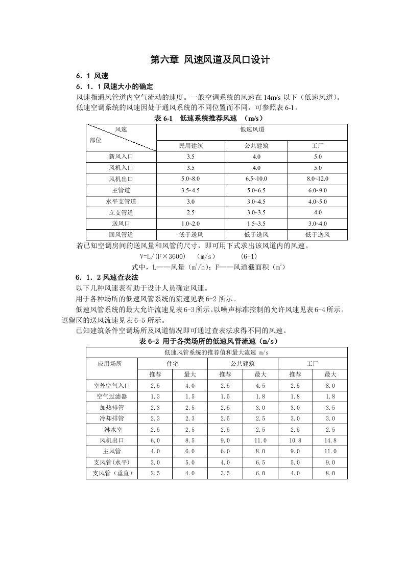 风速风道及风口设计（第二版）