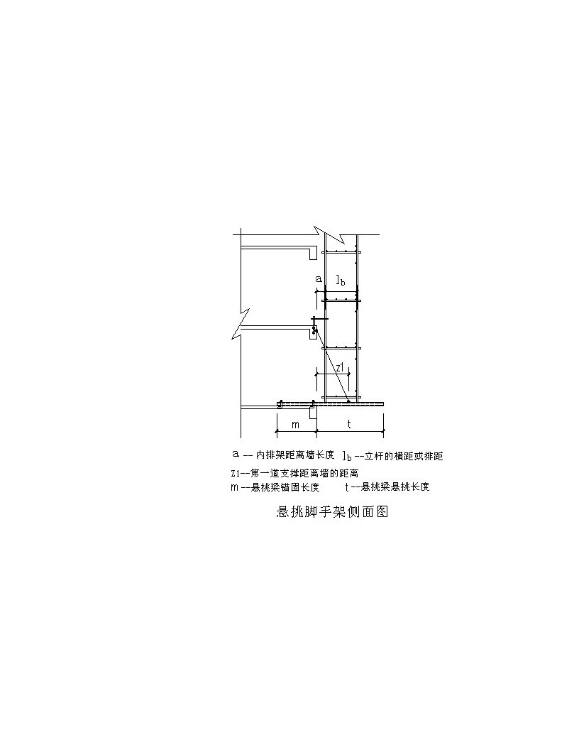 单排脚手架,横杆与立杆连接方式为双扣件,连墙件扣件