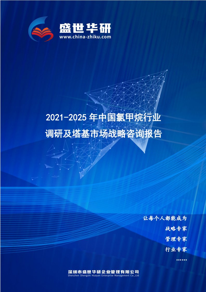 2021-2025年中国氯甲烷行业调研及塔基市场战略报告