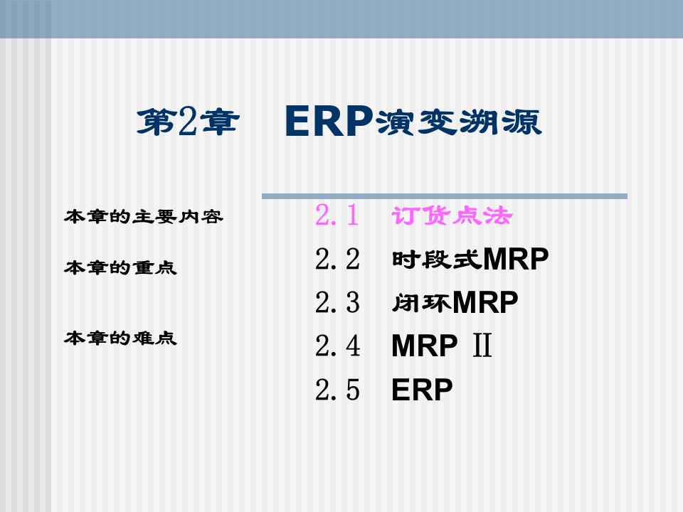 ERP第2章