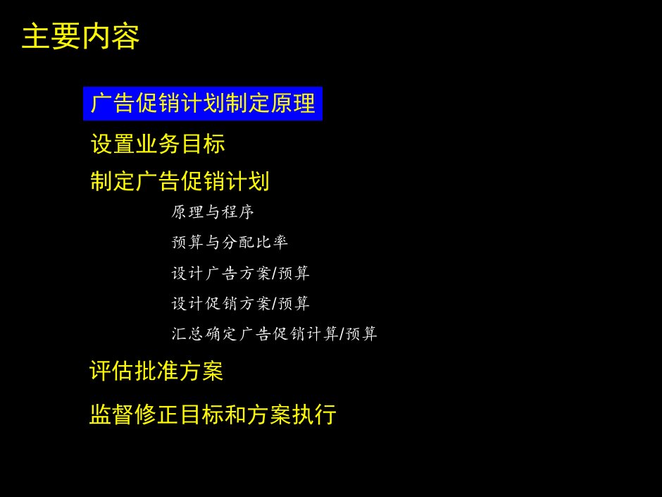 A麦肯锡促销流程PPT