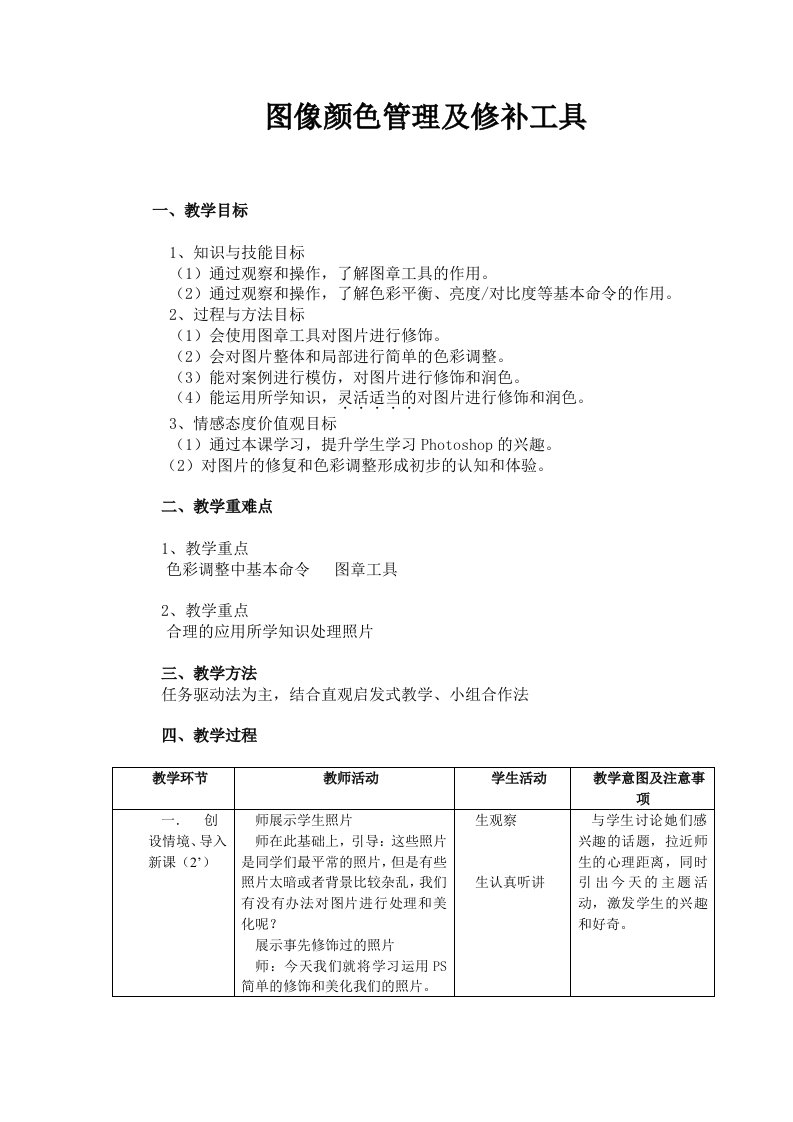 图像颜色管理及修补工具