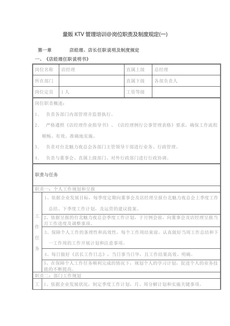 KTV管理培训资料