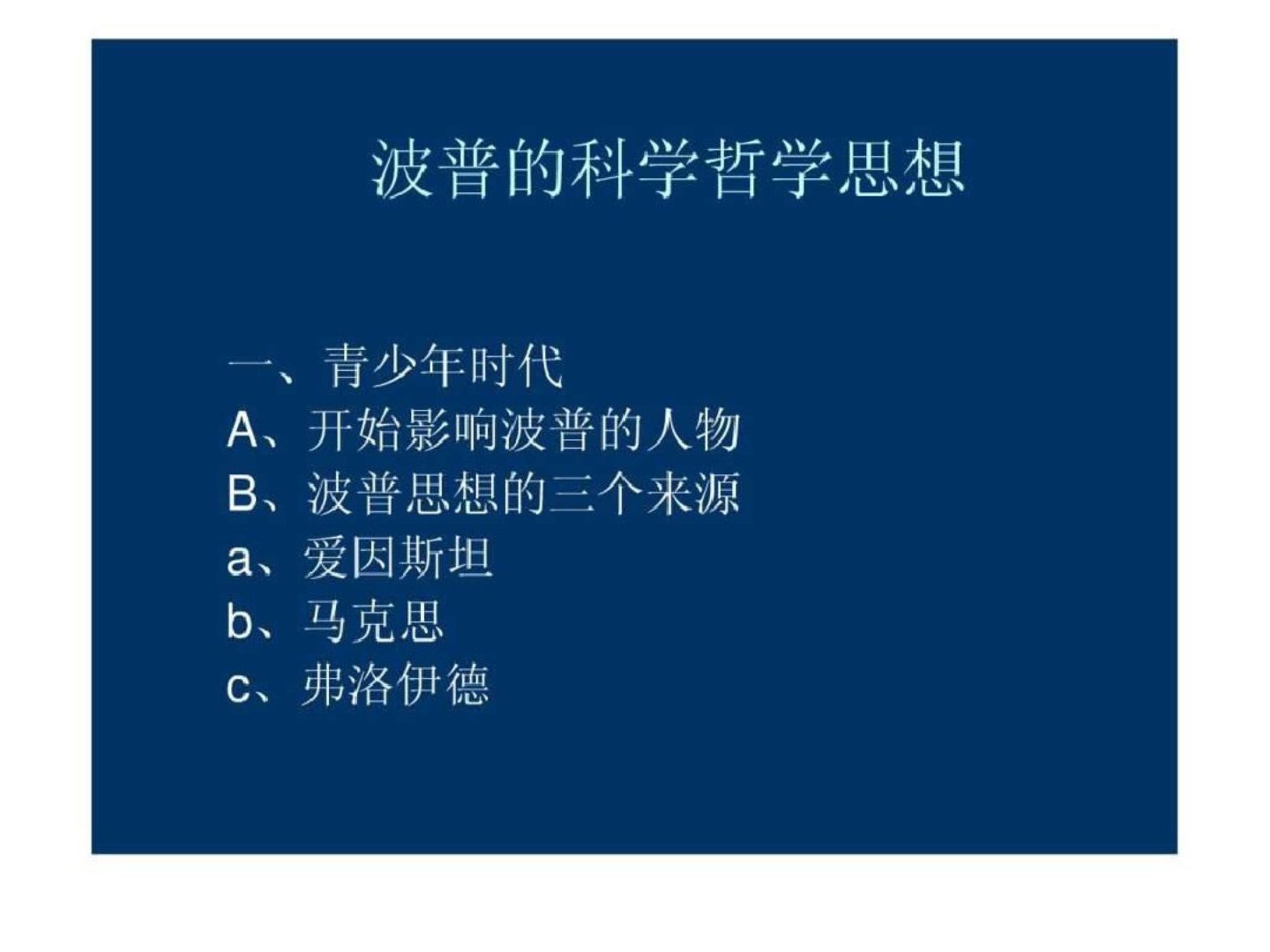 波普的科学哲学思.ppt_4184