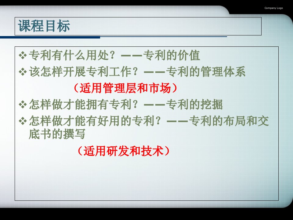 专利管理与运营培训教材共37张课件