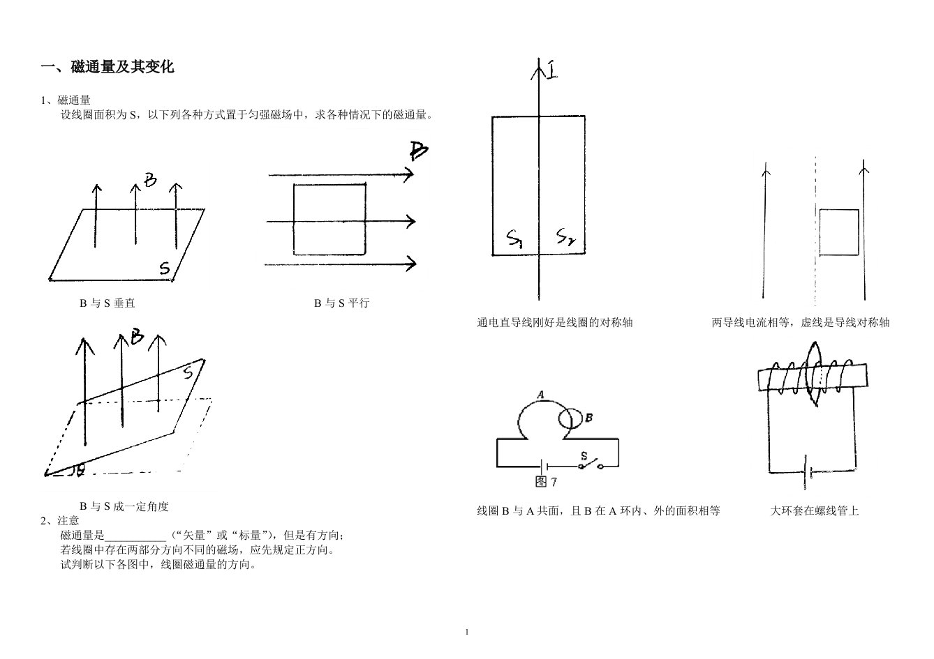 高二物理电磁感应讲义——基础版