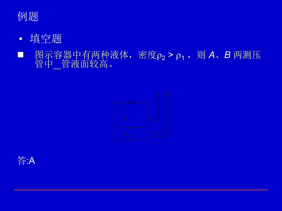 水力学复习题目讲义资料