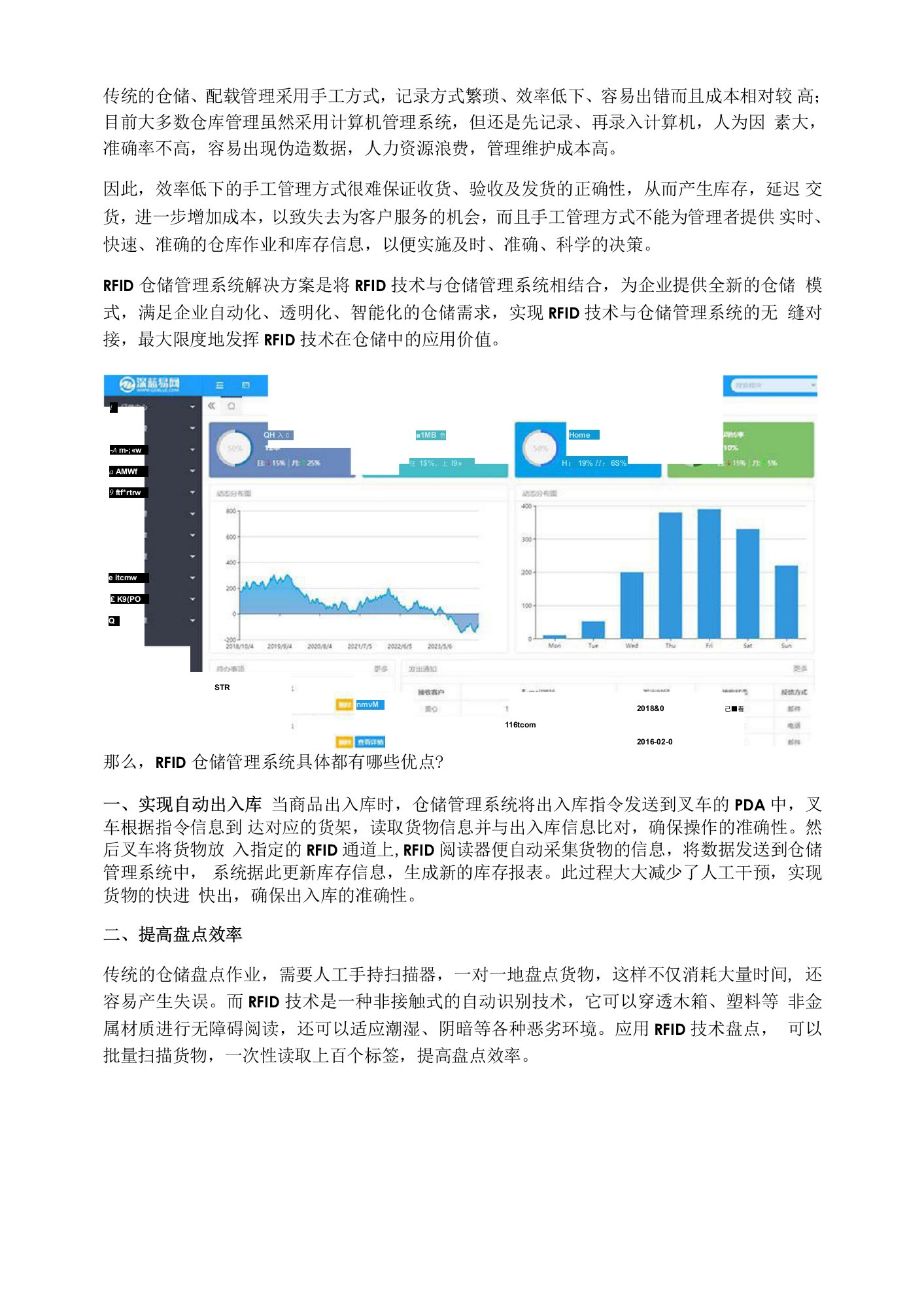 RFID仓储管理系统解决方案的优点