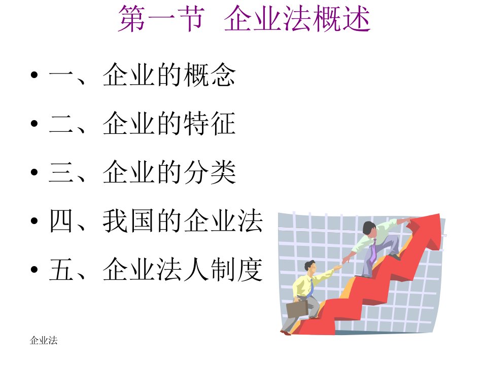 企业法律制度概述