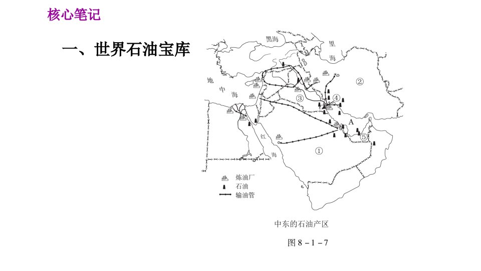 人教版七年级下册地理课件8.1.2世界石油宝库匮乏的水资源多元的文化