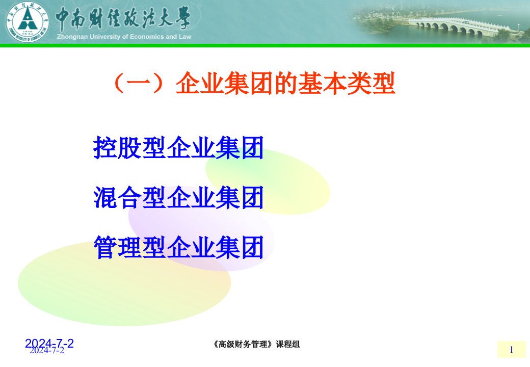 企业集团的财务特征课件