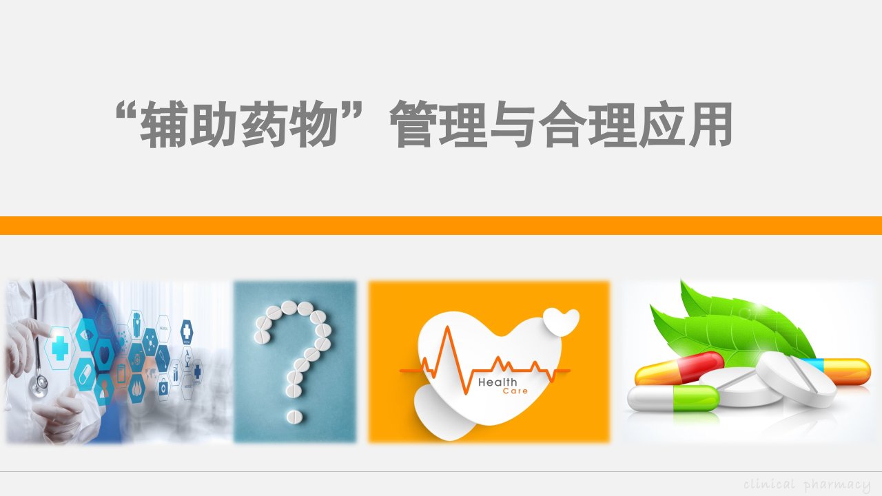 辅助用药管理与合理应用ppt课件