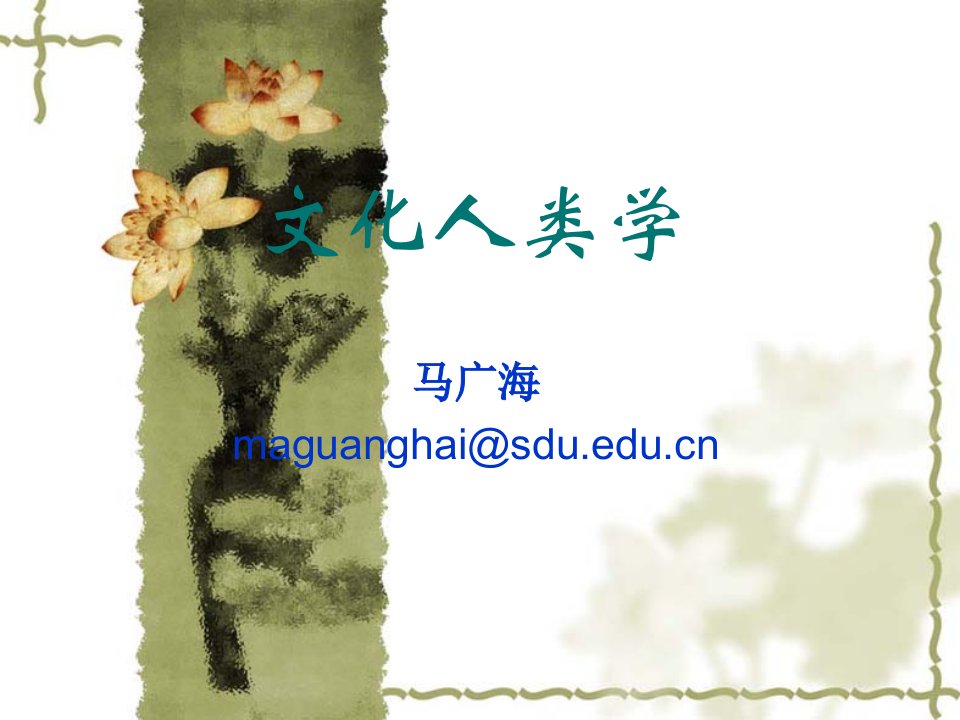 文化人类学2012(1)