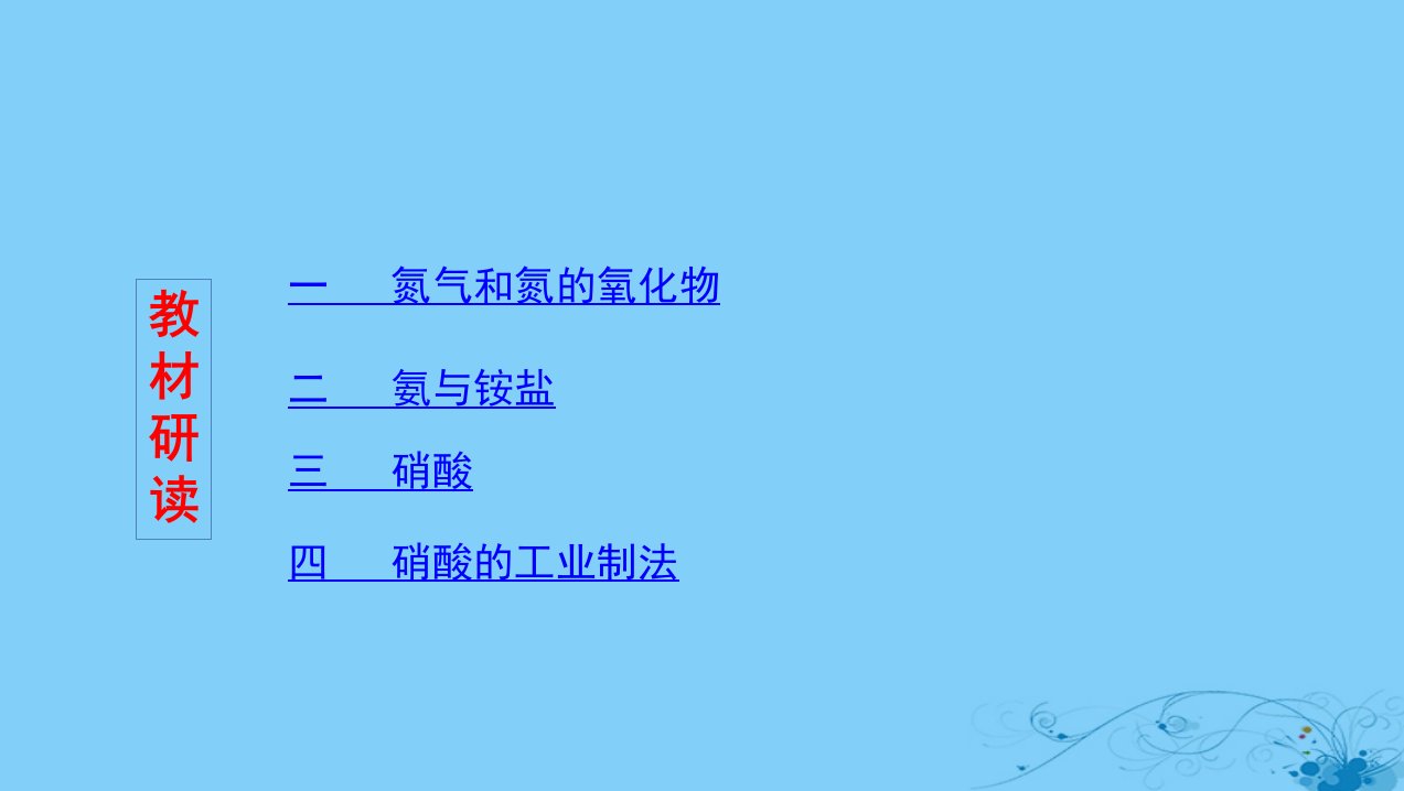 浙江选考版高考化学一轮复习专题四第二单元生产生活中的含氮化合物课件