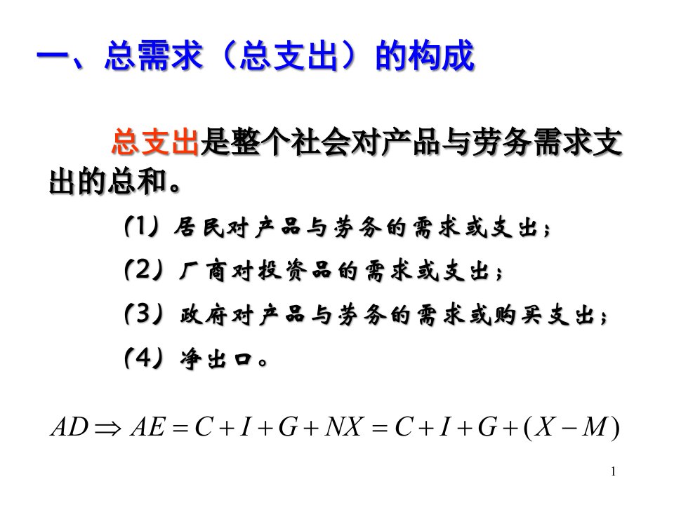 国民收入决定