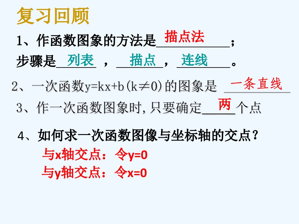 浙教初中数学八上《5.4一次函数的图象》PPT课件