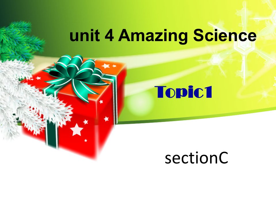 仁爱九年级上unit4Topic1sectionC课件