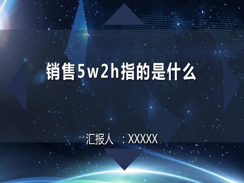 销售5w2h指的是什么