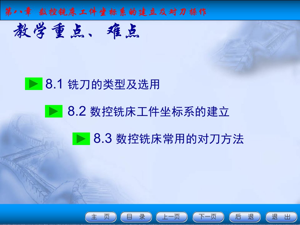 2021年度数控铣床工件坐标系的建立和对刀操作讲义