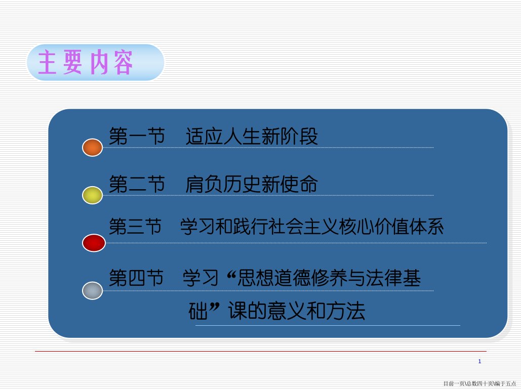 思想道德修养与法律基础课件绪论2