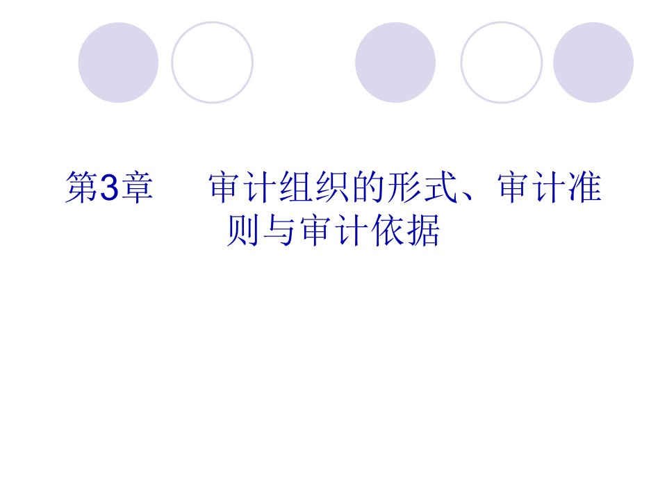 审计组织的形式审计准则与审计依据53页PPT