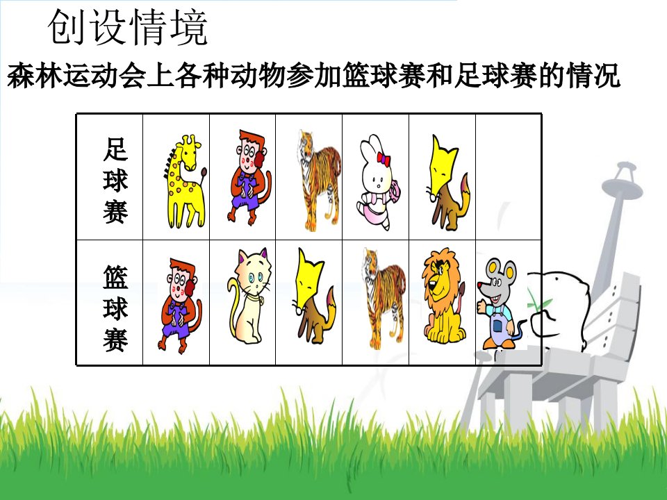 小学三年级上册新人教版数学广角集合ppt课件