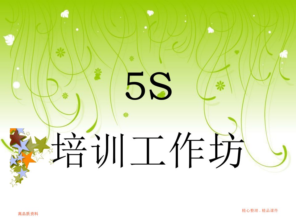 诺基亚公司经典培训教案-5S-Lev