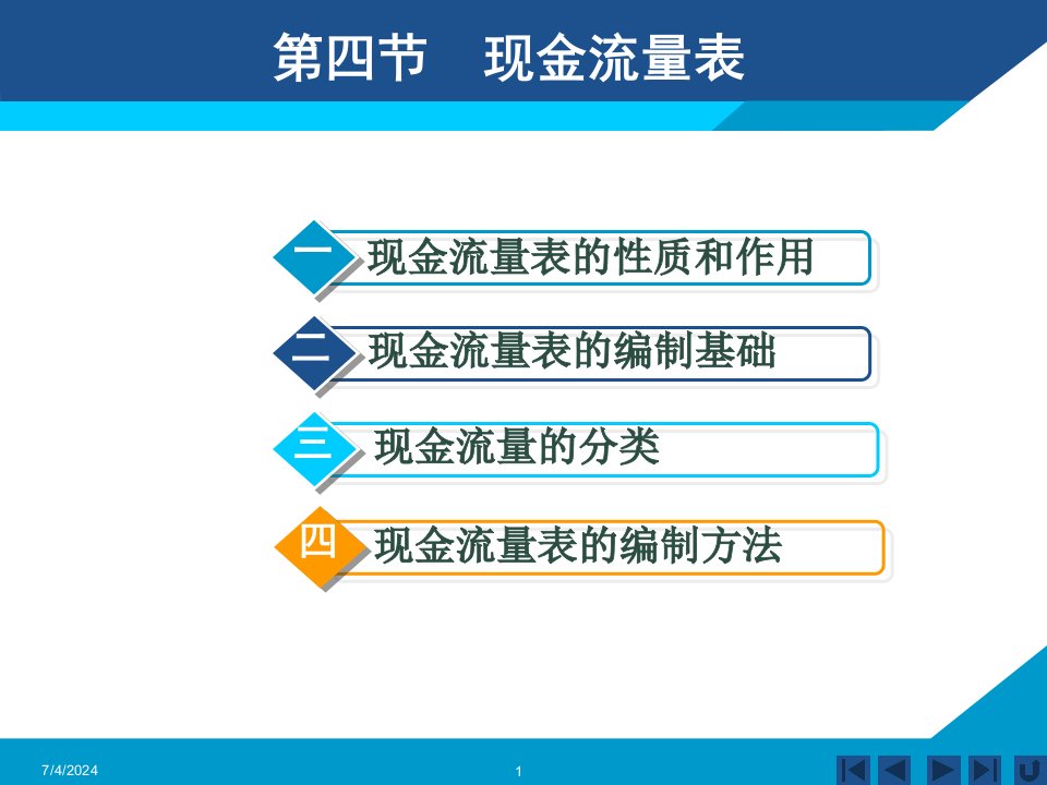 财务报表及现金流量管理知识分析