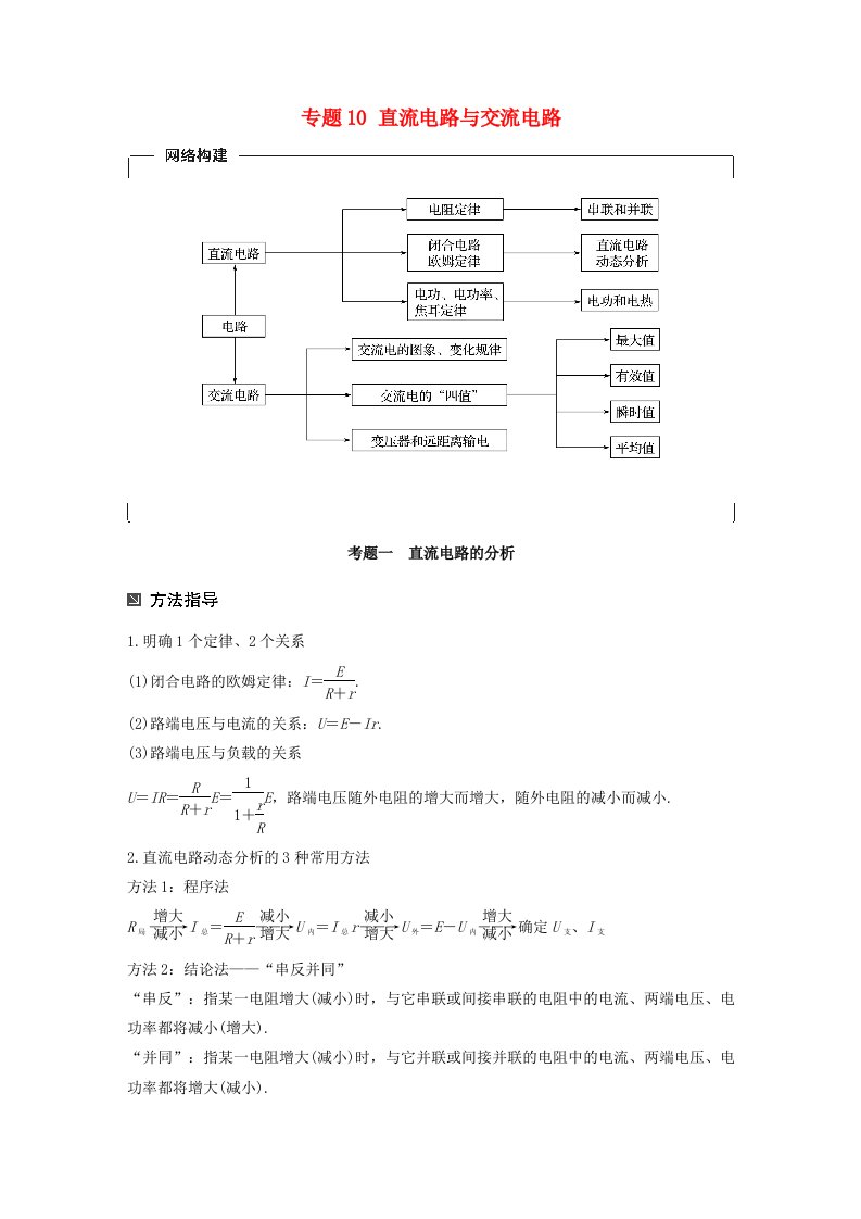 高考物理二轮复习