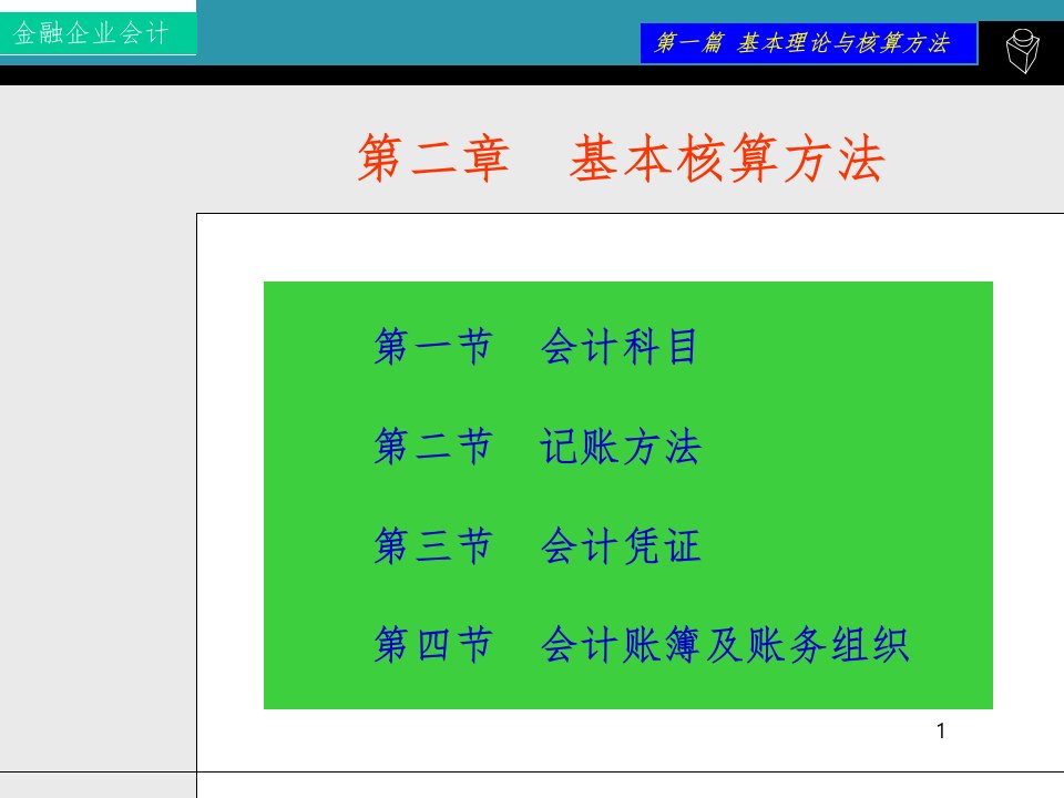 金融企业会计-王晓枫-第二章ppt课件