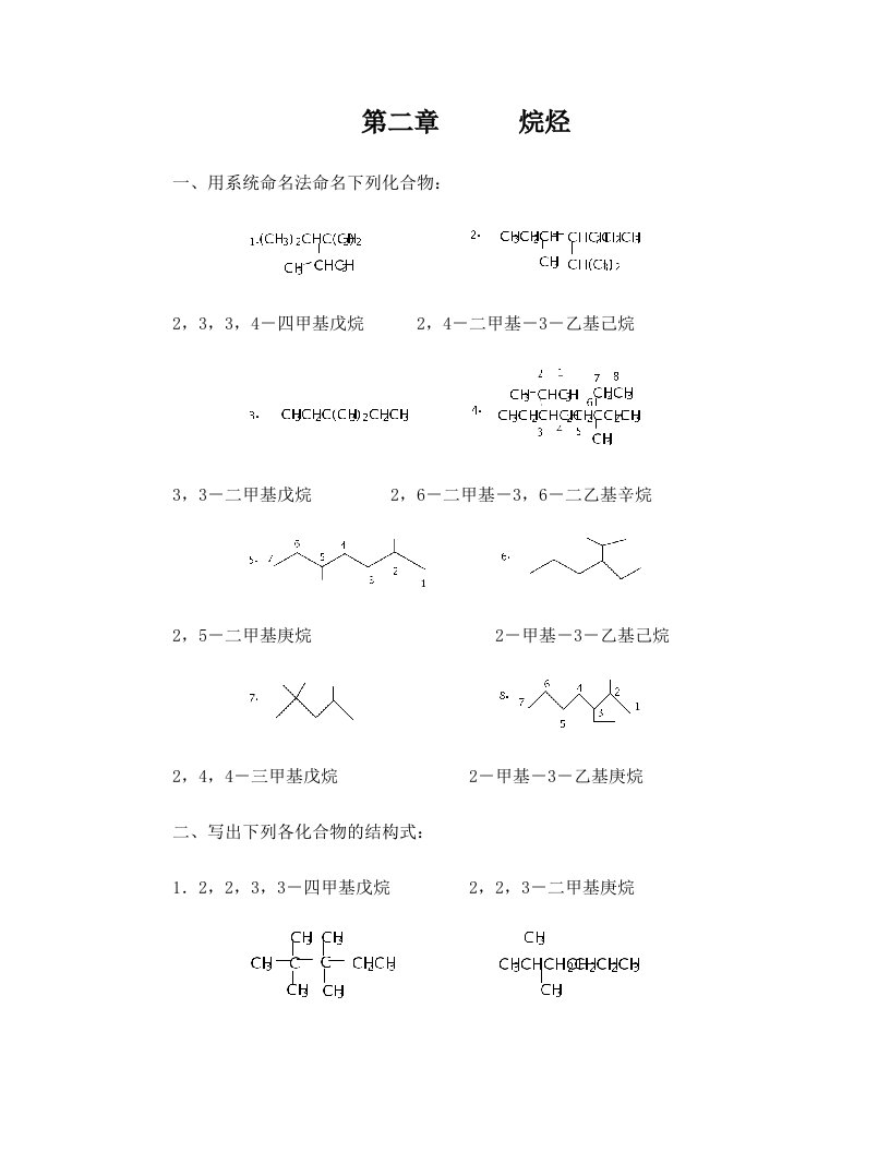 第2章+烷烃