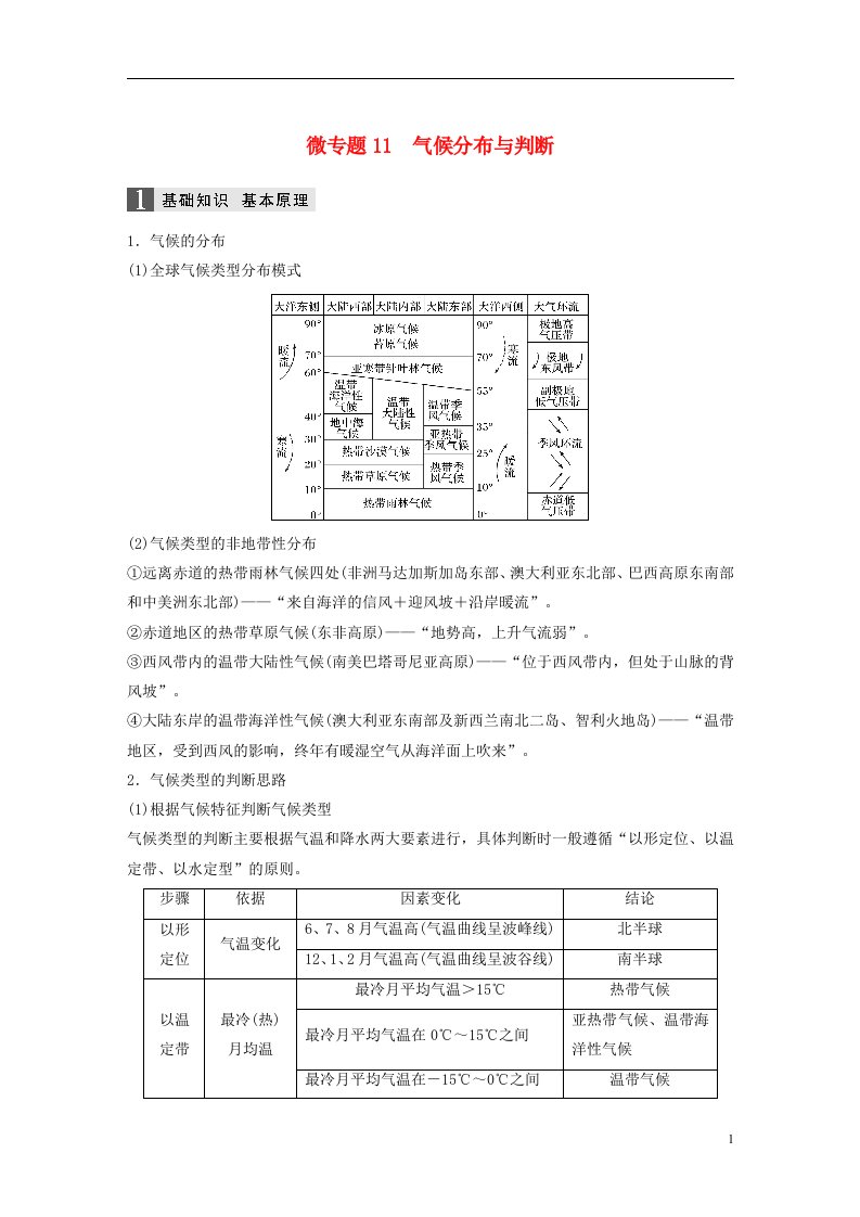 高考地理大二轮复习