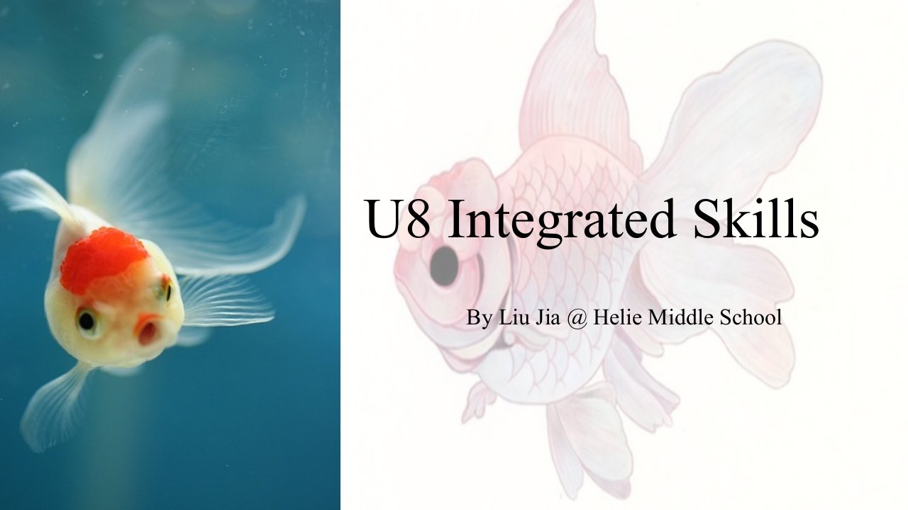 牛津译林版英语七年级下unit8-integrated-skills课件(共25张ppt)