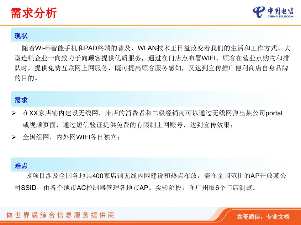 店铺WIFI项目方案ppt课件