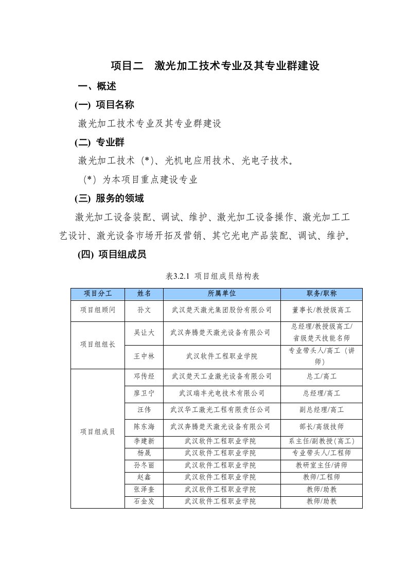 建设方案(激光加工技术)