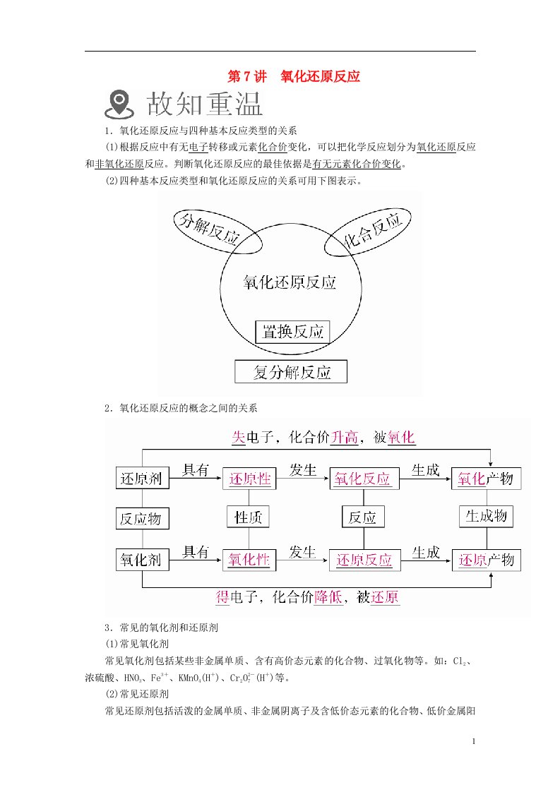 高考化学一轮复习