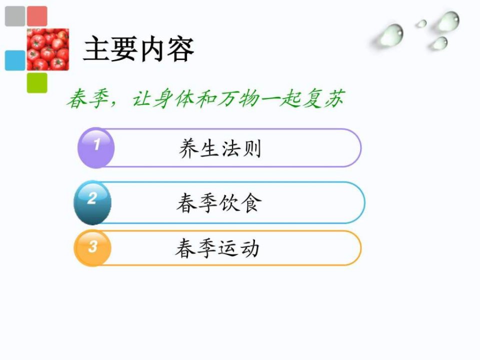 春季中医养生秘诀课件