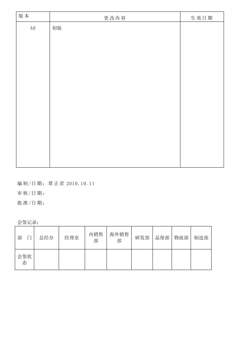 PIE作业管理规范