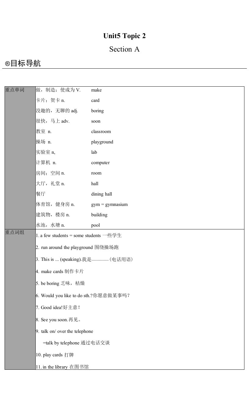 【教案】仁爱版七年级下册Unit