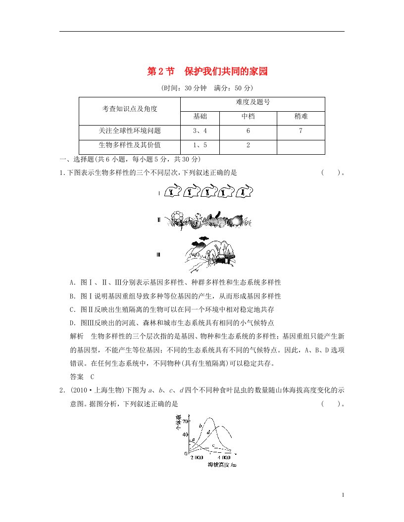 高中生物