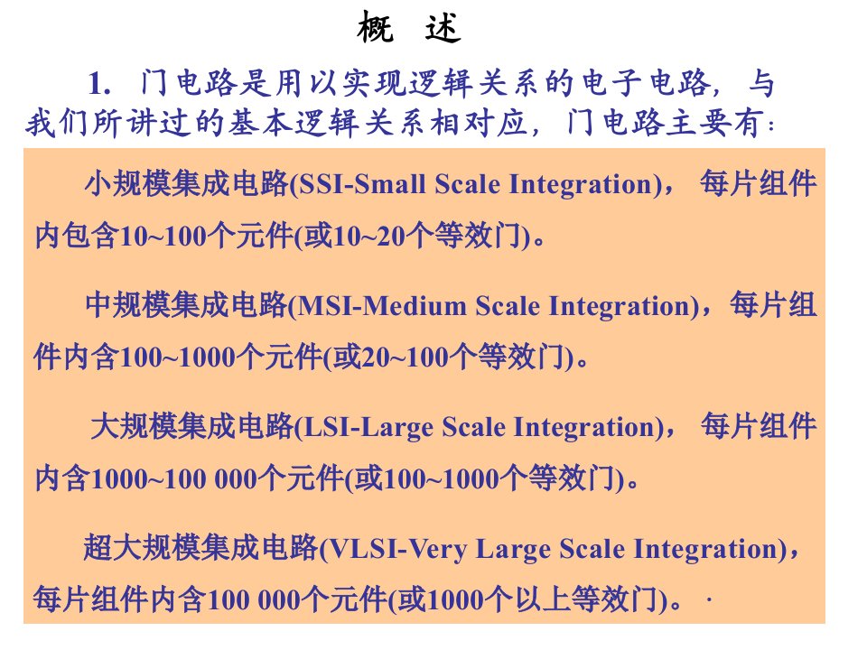 深入详解逻辑门电路