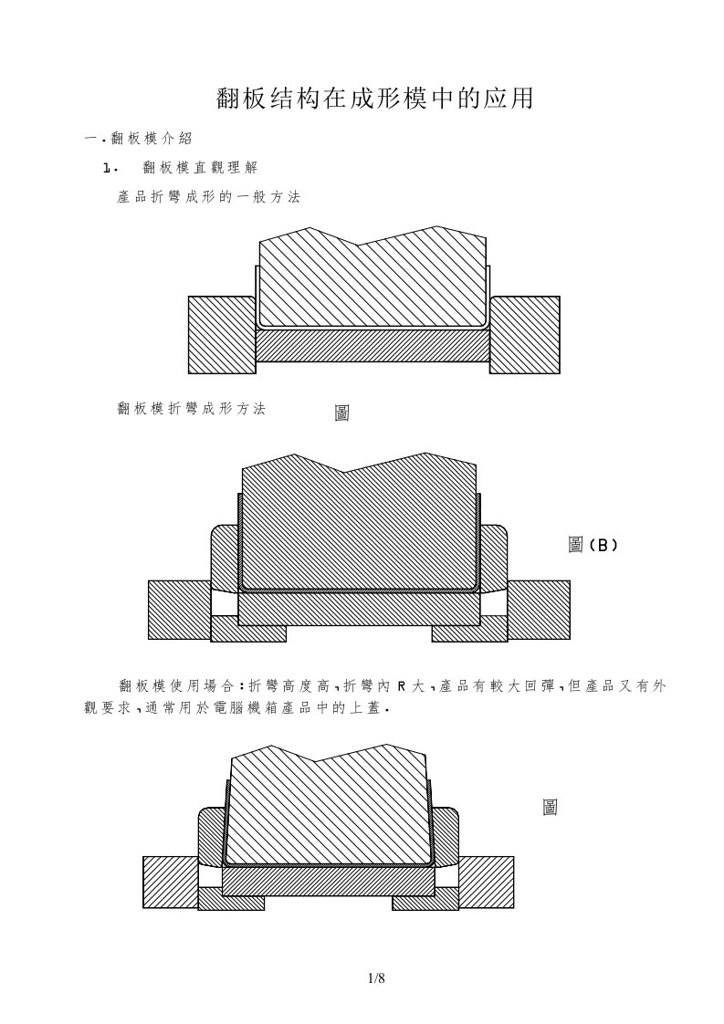 翻板模具结构(1)