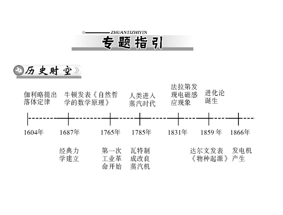 优化课堂71近代物理学的奠基人和革命者人民版必修三